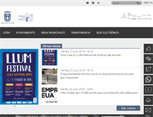 Tablet Screenshot of lliria.es