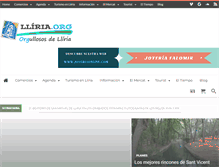 Tablet Screenshot of lliria.org
